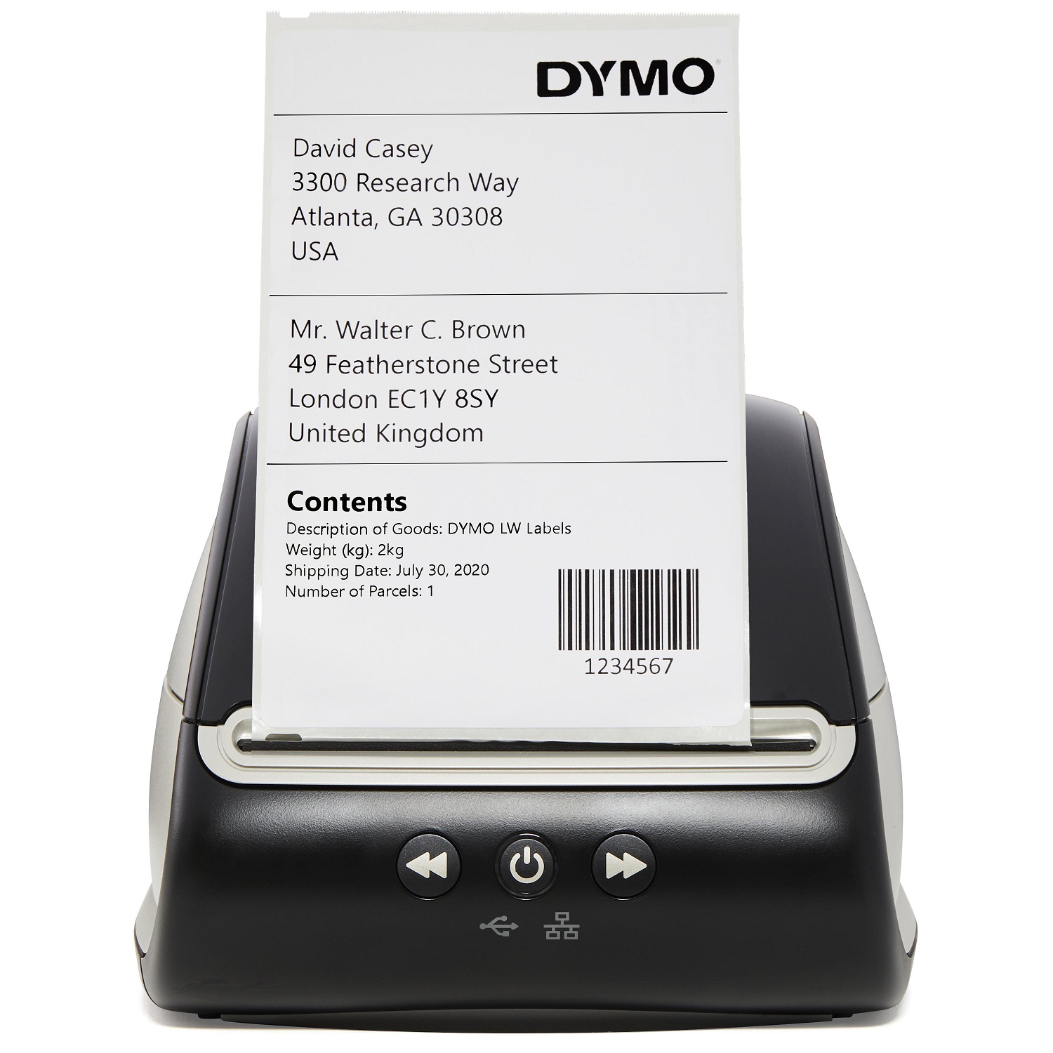 DYMO LabelWriter 5XL bis 106mm breite LW-Eti. UPS/DHL 53/Min